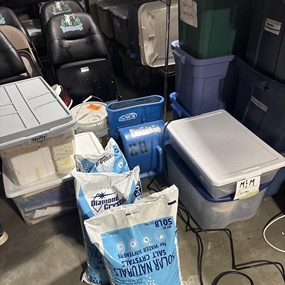Contents protection and pack-out during sewage cleanup and biohazard restoration project in Farmington, MN